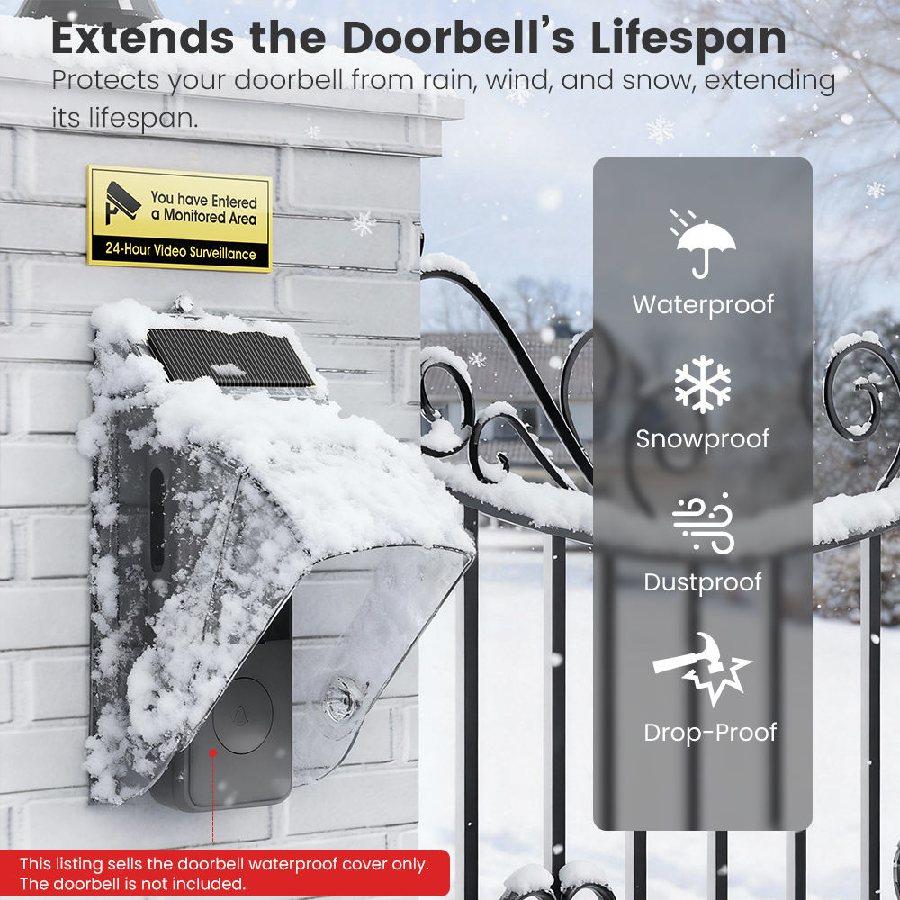 DB706 Waterproof Video Doorbell Cover