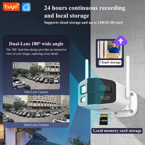 180° Wide Angle Bullet Camera