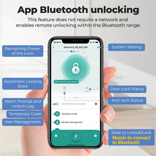 H400 Smart Bluetooth Door lock