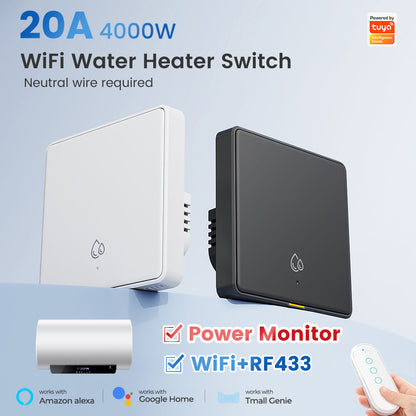SW812 Smart Water Heater Switch 20A
