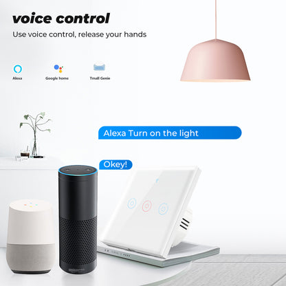 SW804 Smart Touch WiFi Wall Switch