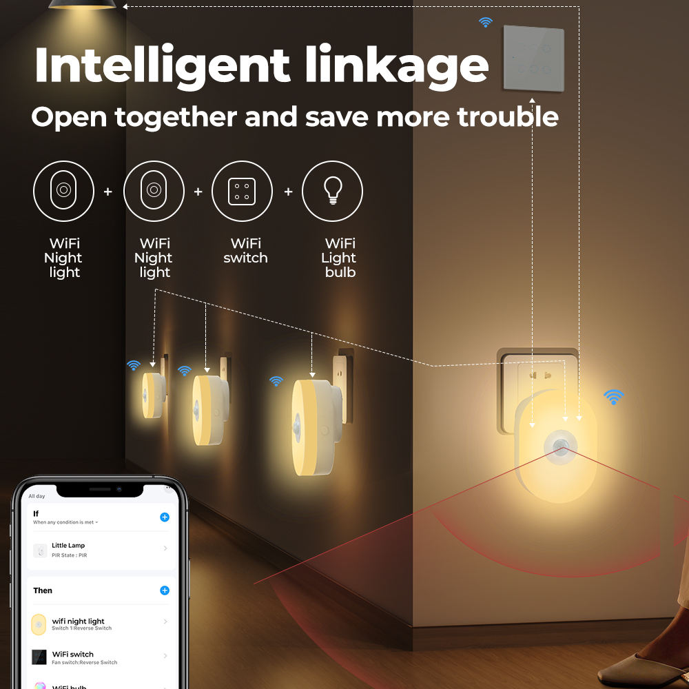 SN907 Smart PIR Night Light