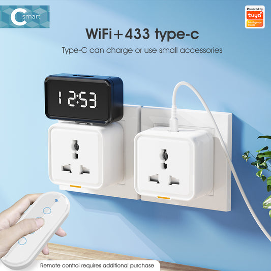 SW818 Smart UK Socket Type-C