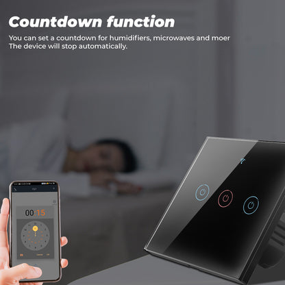 SW804 Smart Touch WiFi Wall Switch