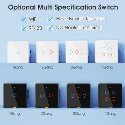 SW802 Smart Wifi Wall Switch