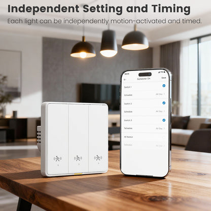 Smart Human Radar Motion Sensor Switch
