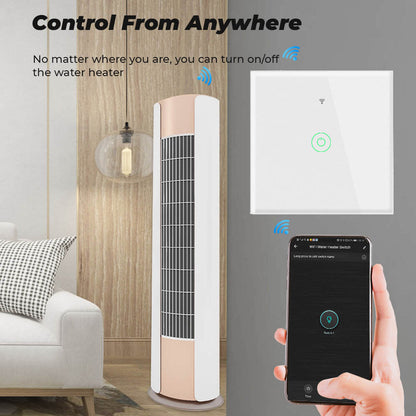 SW802 20A Tuya EU Touch Wall WiFi Switch