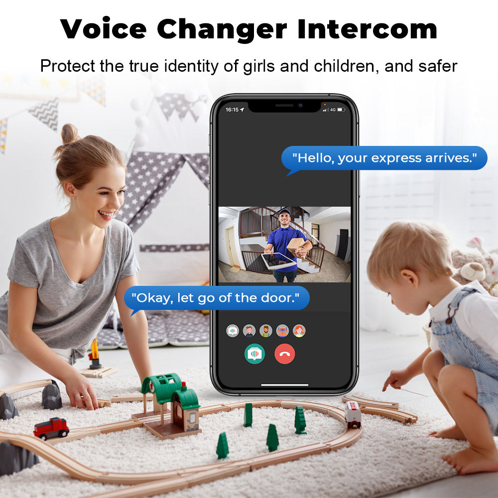 DB704 Tuya WiFi Smart Video Doorbell