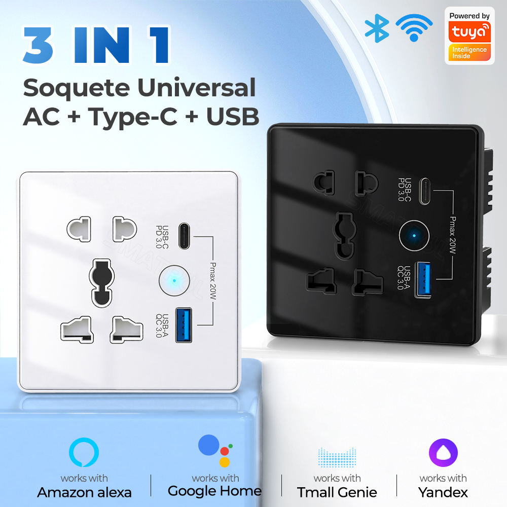 SW819 Smart Wall Socket with USB