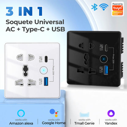 SW819 Smart Wall Socket with USB