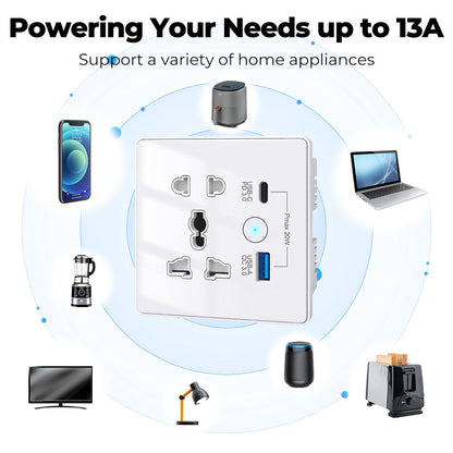 SW819 Smart Wall Socket with USB