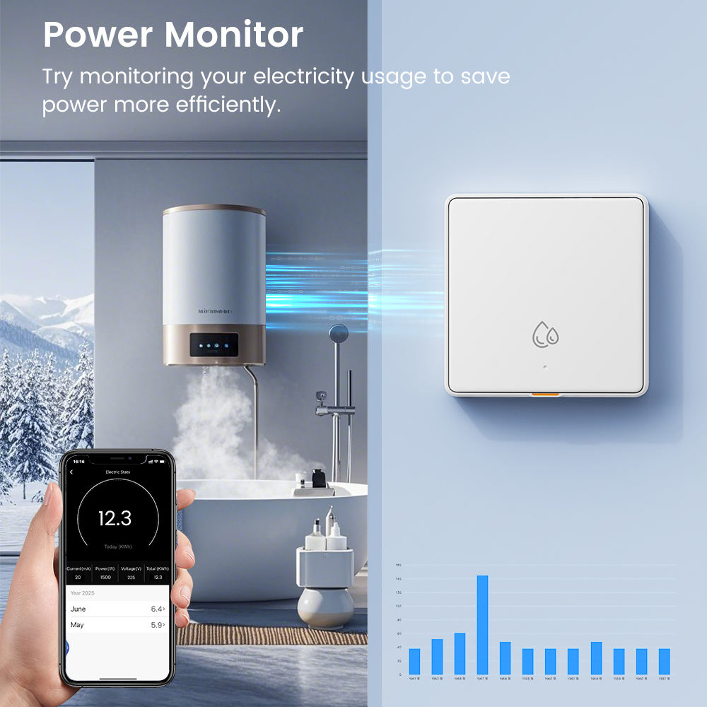 SW812 Smart Water Heater Switch 20A
