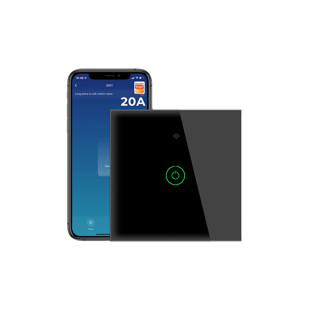 SW802 20A Tuya EU Touch Wall WiFi Switch